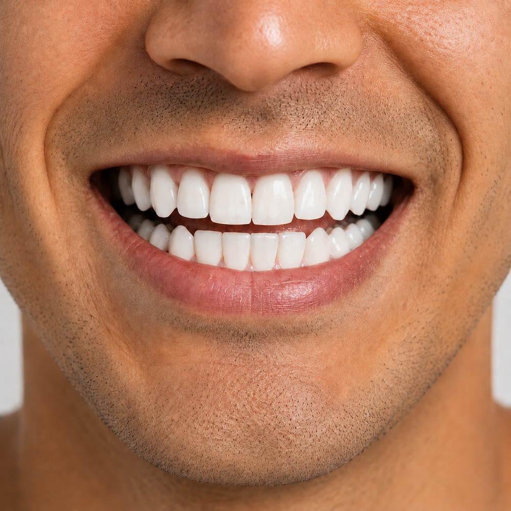 Dientes despues de usar tiras blanqueadoras Feimuko
